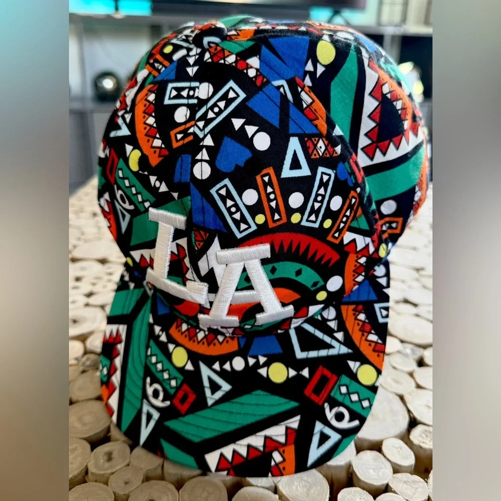 Colorful Geometric Pattern Hat - Picture 3 of 3